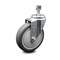 Service Caster 5 Inch Thermoplastic Rubber Wheel Swivel 1/2 Inch Threaded Stem Caster SCC SCC-TS20S514-TPRB-121315 - alternate 1